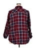 db established 1962 Plaid Burgundy 3/4 Sleeve Button-Down Shirt Size 2X - photo 2