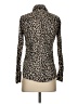 J.Crew Animal Print Brown Long Sleeve Blouse Size 2 - photo 2