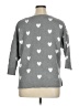 Cable & Gauge Hearts Gray Pullover Sweater Size 1X - photo 2