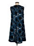 Alfani Graphic Blue Casual Dress Size 8 - photo 2