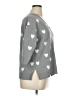 Cable & Gauge Hearts Gray Pullover Sweater Size 1X - photo 4