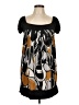 Twenty One Graphic Black Casual Dress Size L - photo 1