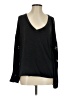Pol Black Long Sleeve Top Size S - photo 1