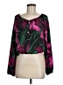 MICHAEL Michael Kors 100% Polyester Purple Pink Long Sleeve Blouse Size M - photo 1