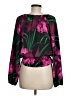 MICHAEL Michael Kors 100% Polyester Purple Pink Long Sleeve Blouse Size M - photo 2