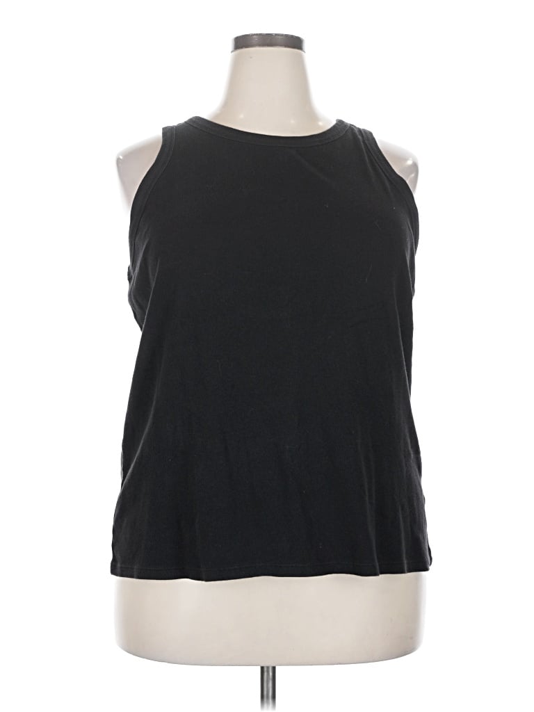 Pre-owned Terra & Sky Sleeveless T-shirt In Black