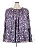 Assorted Brands Purple Long Sleeve Blouse Size 5X - photo 1