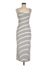 Shein Stripes Ivory Casual Dress Size 6 - photo 1