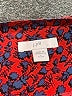 J.Jill 100% Rayon Red 3/4 Sleeve Blouse Size L - photo 7