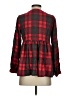 Mi ami Plaid Red Long Sleeve Blouse Size S - photo 2