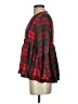 Mi ami Plaid Red Long Sleeve Blouse Size S - photo 5