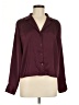 Old Navy 100% Polyester Burgundy Long Sleeve Blouse Size M - photo 1
