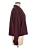 Old Navy 100% Polyester Burgundy Long Sleeve Blouse Size M - photo 4