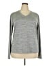 Unbranded 100% Polyester Gray Long Sleeve T-Shirt Size 2X - photo 1
