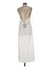H&M 100% Polyester Silver Ivory Cocktail Dress Size M - photo 2