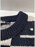 Acne Studios 100% Wool Checkered-gingham Black Wool Pullover Sweater Size S - photo 12