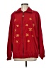 Sport Savvy 100% Polyester Stars Red Track Jacket Size M - photo 1