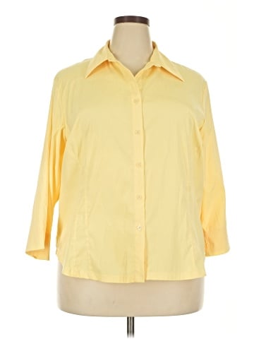 Bay Studio 3/4 Sleeve Button-Down Shirt (view 1)