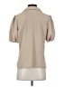Shein 100% Polyester Tan Short Sleeve Blouse Size 2 - photo 2
