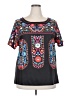 Unbranded Black Short Sleeve Blouse Size 5X - photo 1