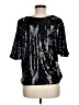 WD.NY 100% Polyester Black 3/4 Sleeve Top Size M - photo 2