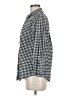 Amazon Essentials 100% Cotton Checkered-gingham Black Long Sleeve Button-Down Shirt Size M - photo 5