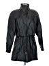 Jacqueline Ferrar 100% Polyester Black Raincoat Size S - photo 1