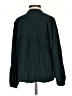 Madewell Argyle Green Long Sleeve Blouse Size XS - photo 2