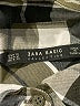Zara Basic Plaid Green Long Sleeve Button-Down Shirt Size M - photo 7