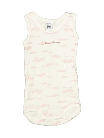 Petit Bateau Short Sleeve Onesie (view 1)