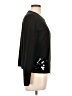 AKRIS 100% Polyester Black Cardigan Size 12 - photo 4