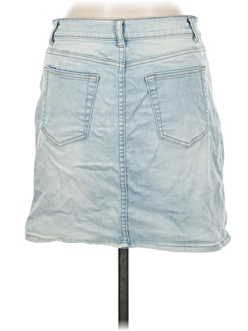 Garnet Hill Denim Skirt (view 2)