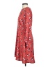 Ann Taylor LOFT 100% Polyester Red Casual Dress Size 4 - photo 5
