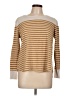 Ann Taylor LOFT Stripes Brown Gold Pullover Sweater Size L - photo 1