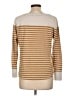 Ann Taylor LOFT Stripes Brown Gold Pullover Sweater Size L - photo 2
