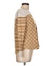 Ann Taylor LOFT Stripes Brown Gold Pullover Sweater Size L - photo 4