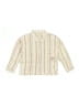 Honor The Gift Stripes Ivory Long Sleeve Button-Down Shirt Size 7 - photo 1