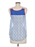 Assorted Brands 100% Polyester Blue Sleeveless Blouse Size M - photo 2