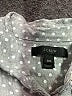 J.Crew 100% Cotton Polka Dots Gray Long Sleeve Button-Down Shirt Size 00 - photo 7