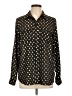 Who What Wear 100% Polyester Polka Dots Black Long Sleeve Blouse Size L - photo 1