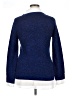 AB Studio 100% Polyester Color Block Blue Pullover Sweater Size XL - photo 2