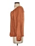 Cali Dreaming Brown Long Sleeve Blouse Size XS - photo 5