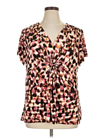 Daisy Fuentes Short Sleeve Blouse (view 1)