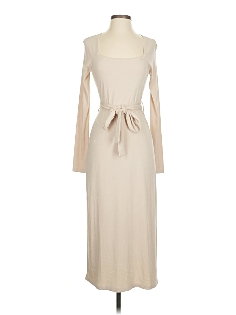 Pre-owned Mi Ami Casual Dress In Tan