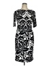 Connected Apparel Graphic Black Cocktail Dress Size 14 - photo 1