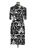 Connected Apparel Graphic Black Cocktail Dress Size 14 - photo 2