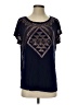 Venus 100% Viscose Blue Short Sleeve Top Size S - photo 1