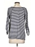 Max Edition Stripes Multi Color Blue Long Sleeve Top Size S - photo 2