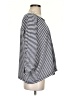 Max Edition Stripes Multi Color Blue Long Sleeve Top Size S - photo 4