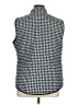Karen Scott Sport 100% Polyester Houndstooth Gray Vest Size XL - photo 2